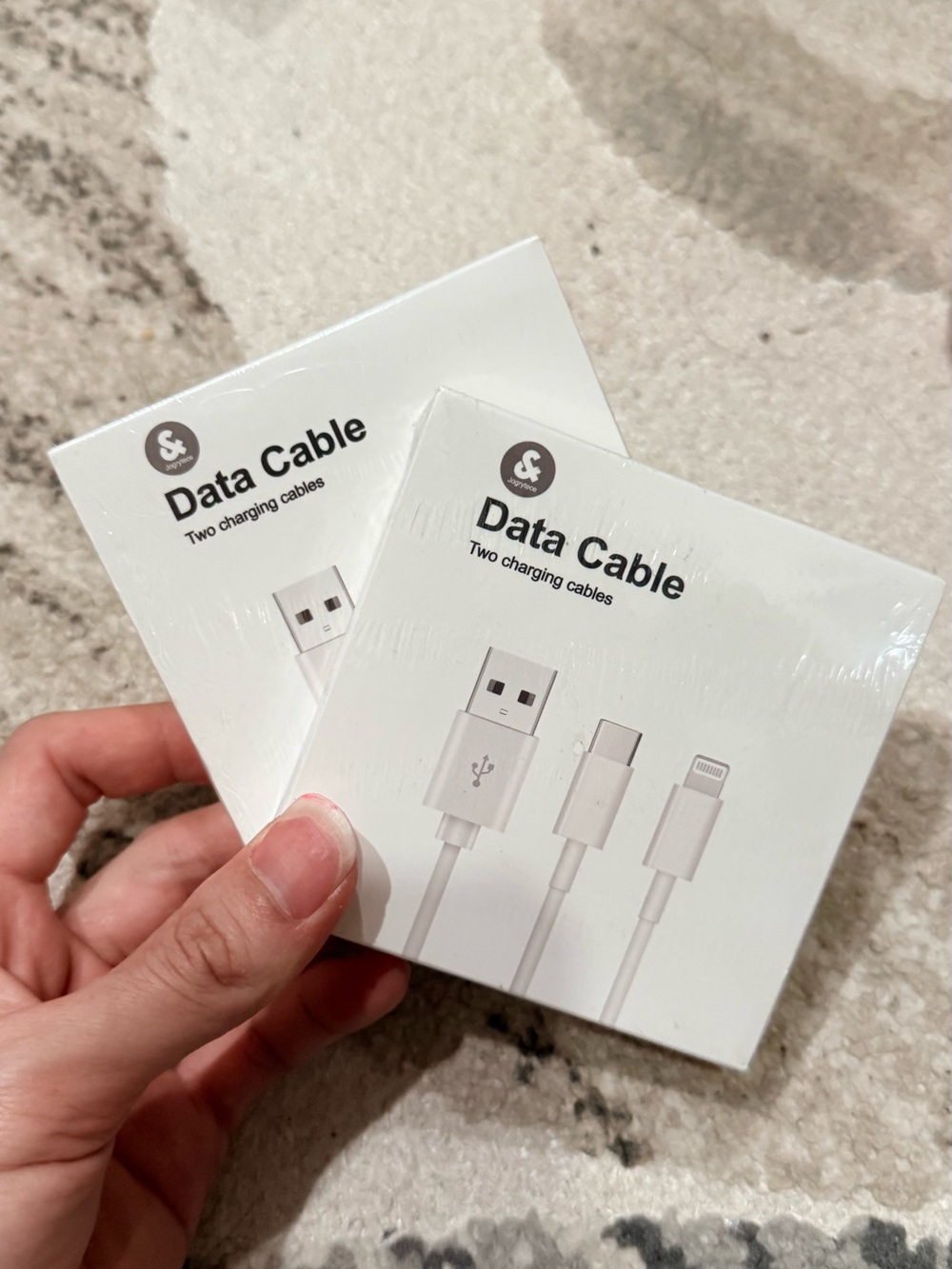 Generic White Data Cable Pack – 2 Charging Cables